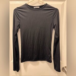 Zara Charcoal Long Sleeve Tee